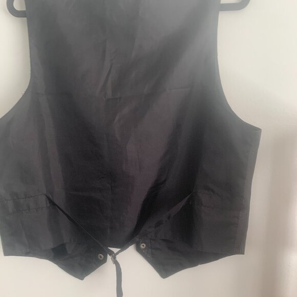 Authentic GFC Jeans Wear Vest Black Size L - Picture 3 of 7